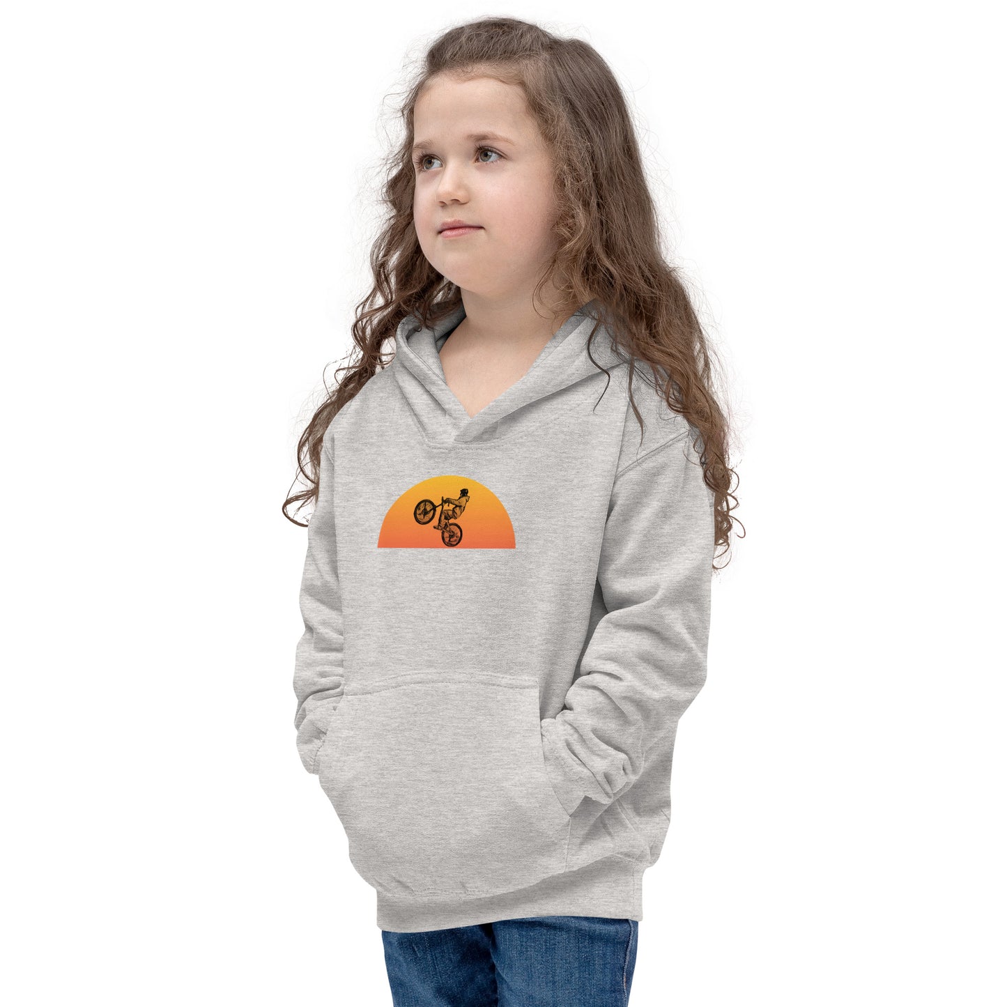 Kids are way cooler than adults/Wheelieing off into the sunset (hoodie)
