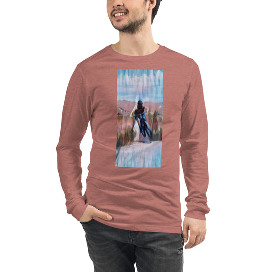 Watercolor paintings of the desert are cool (long sleeve shirt)