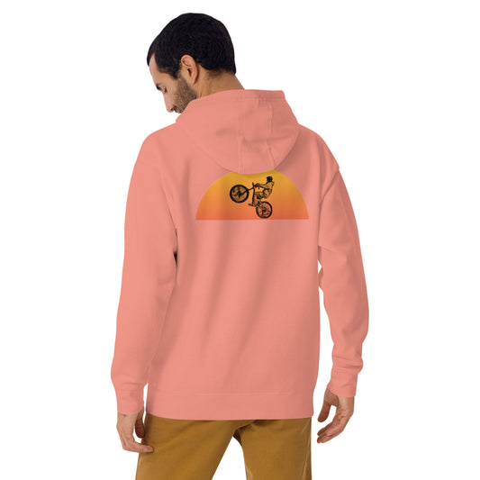 Wheelieing off into the sunset (hoodie)