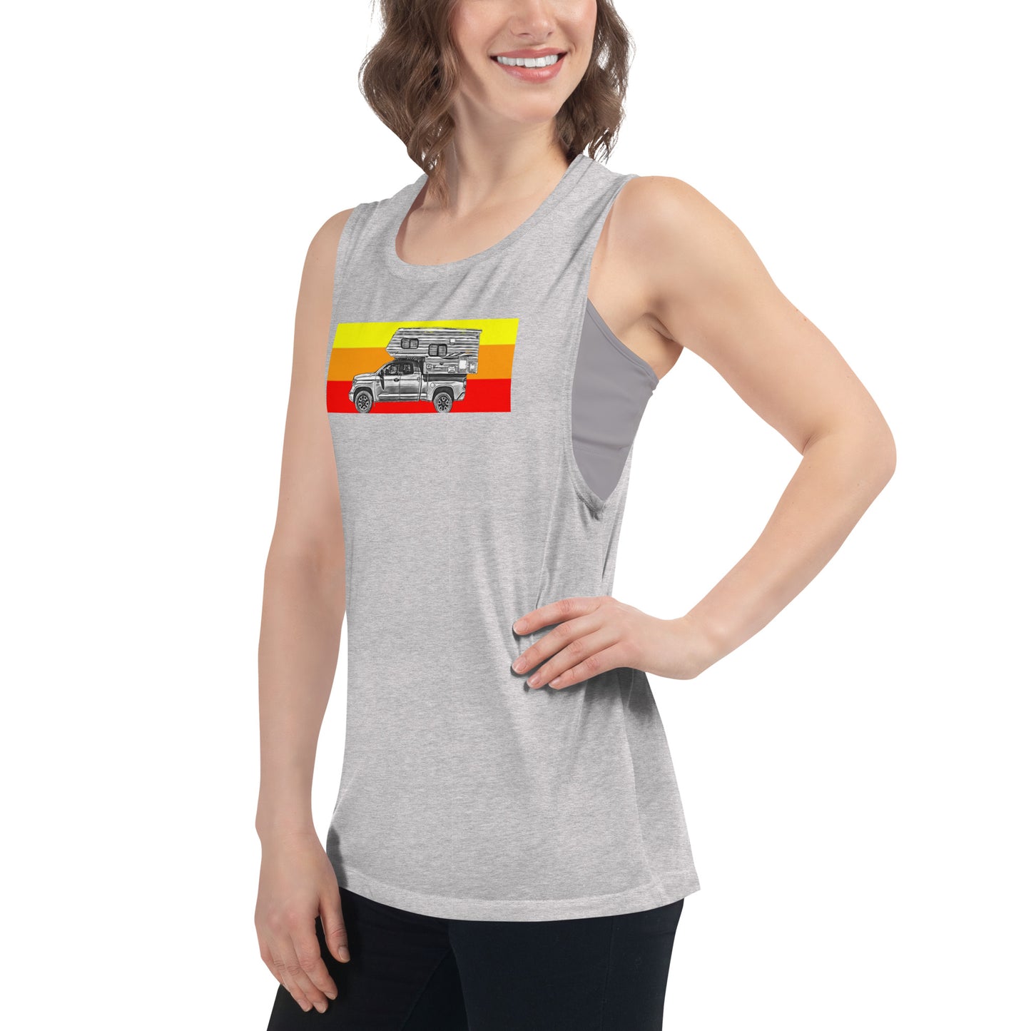 camper luv (lady's muscle tank)