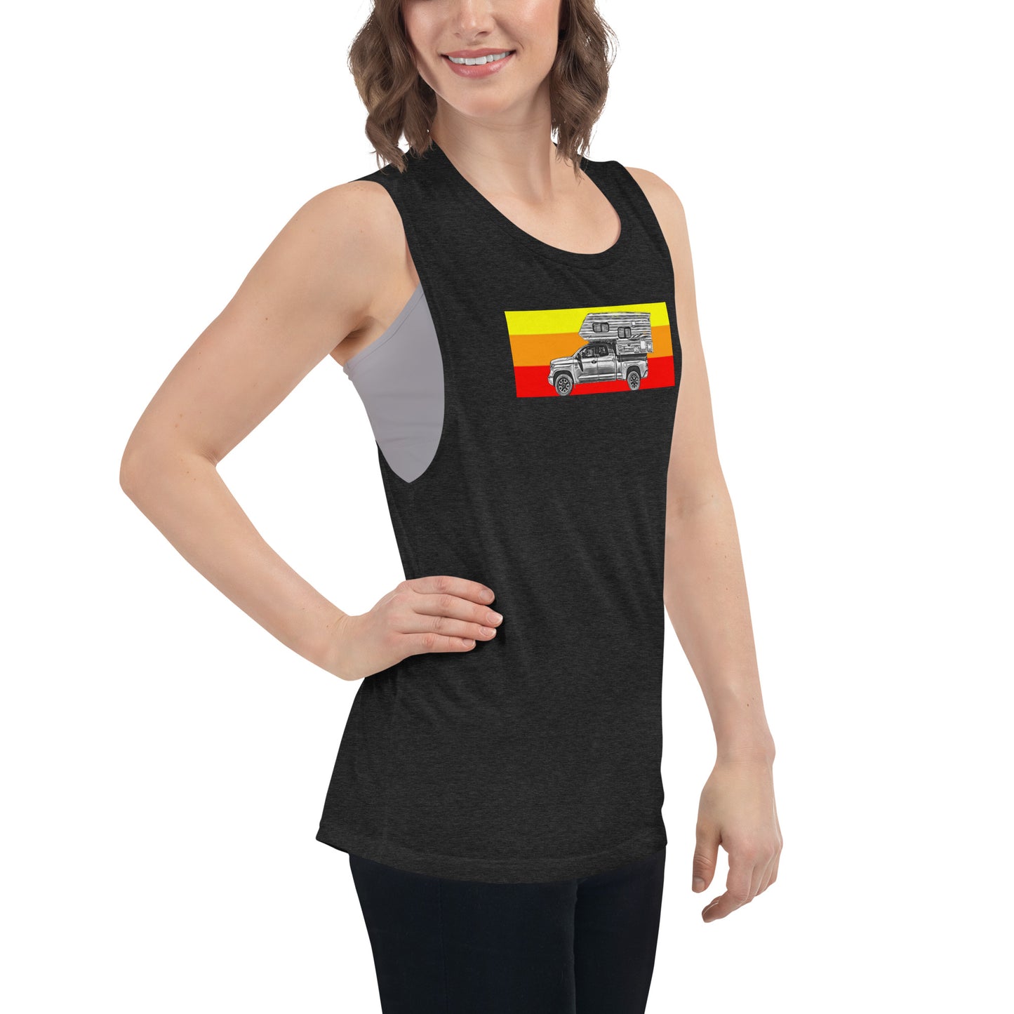 camper luv (lady's muscle tank)